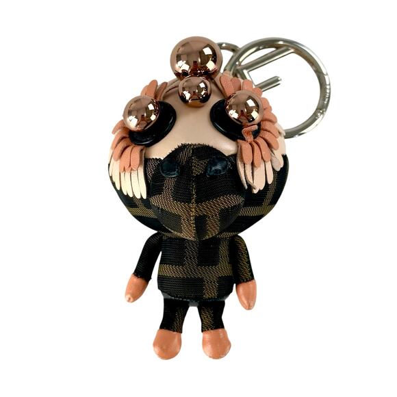 Fendi Zucca Monkey Keychain - Picture 1 of 7